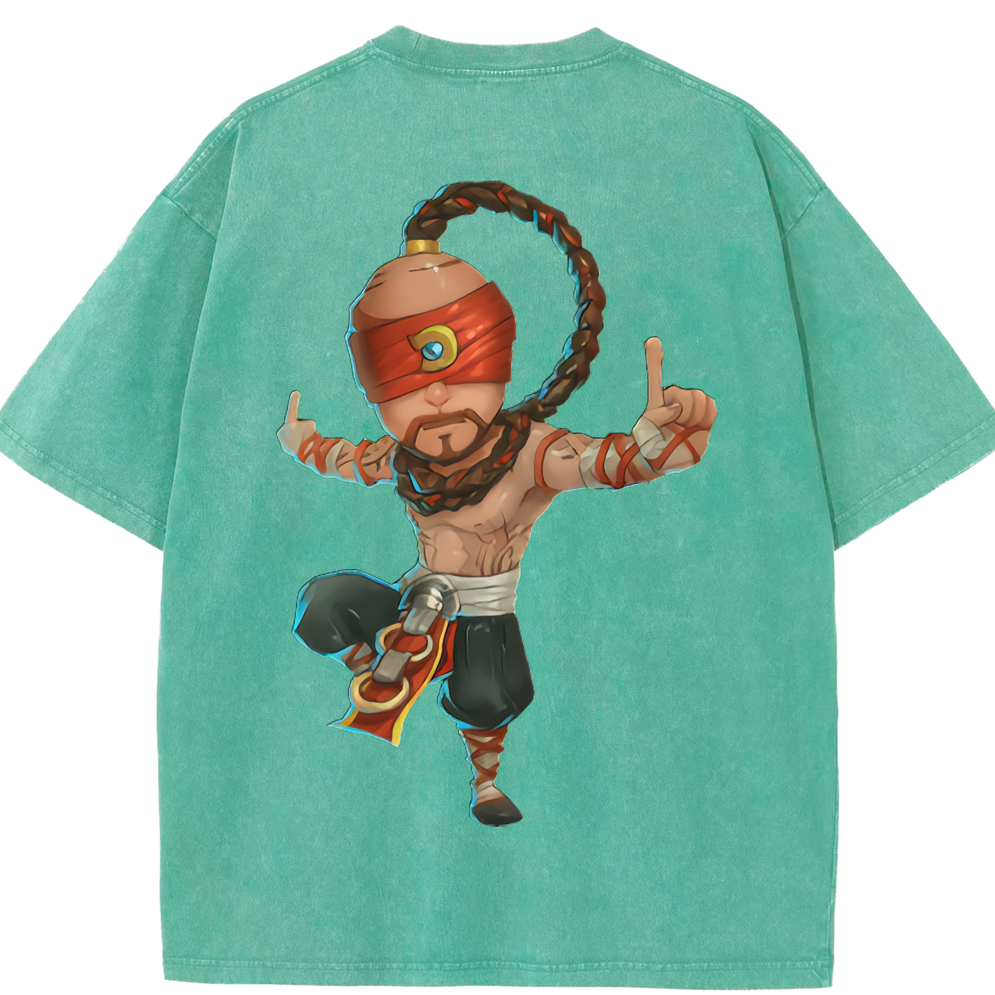 リーグ・オブ・レジェンド League of Legends LOL 綿100% ヴィンテージ風 半袖Tシャツ（背面プリント）